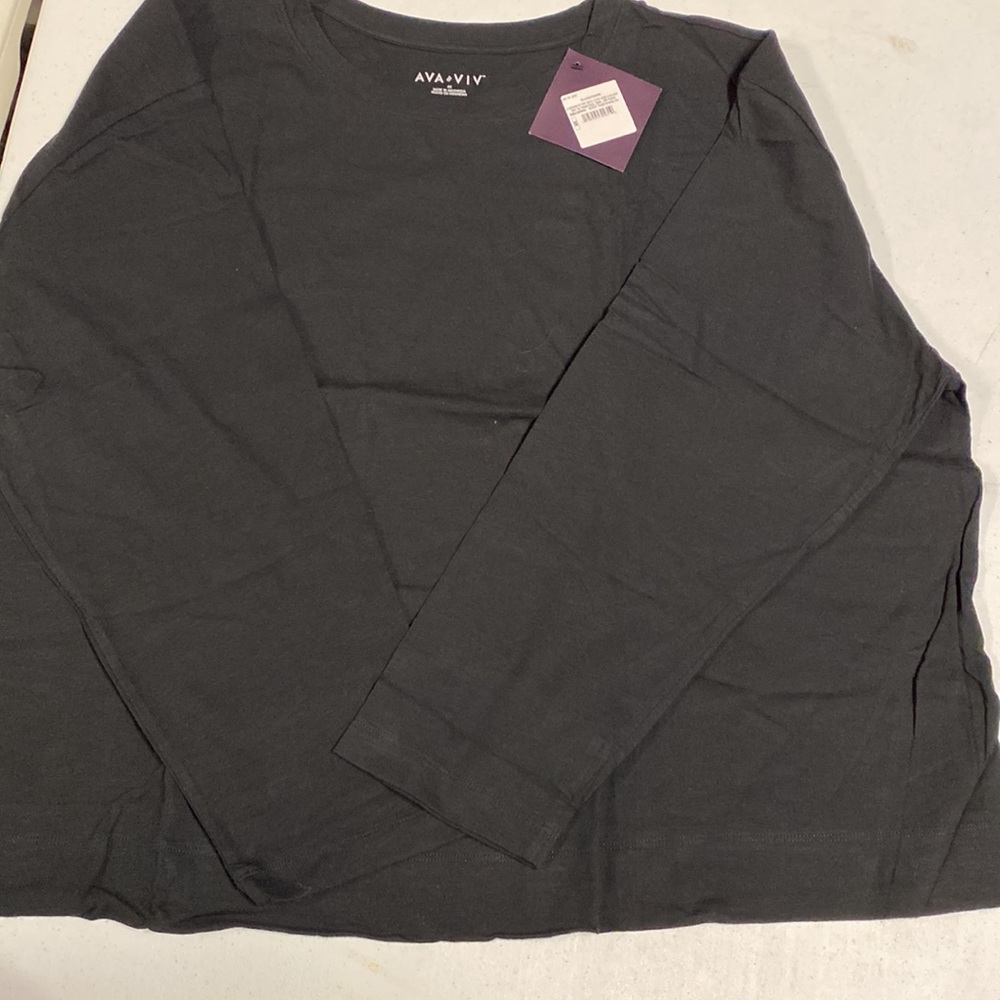 NWT Ava & Viv long sleeve shirt